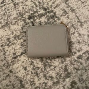 Mini wallet taupe and gold $10